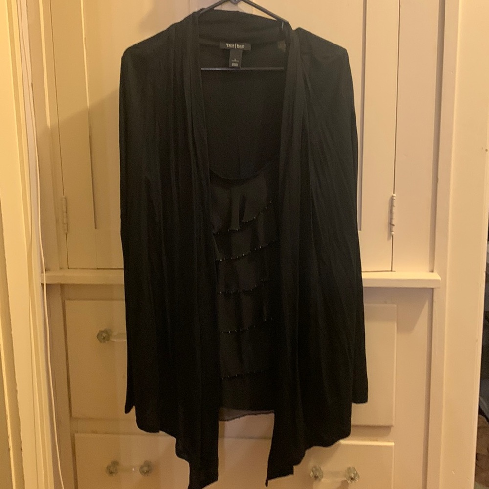 White House Black Market Black Top Size Large